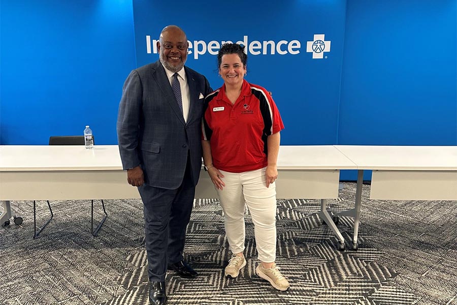 IBX CEO with CEO of Variety – the Children's Charity of the Delaware Valley