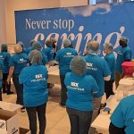 Blue Crew Share Food lobby event