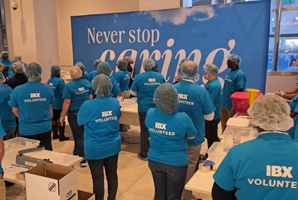 Blue Crew Share Food lobby event