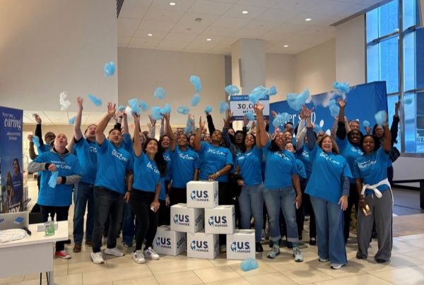 Blue Crew Share Food lobby event