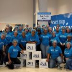 Blue Crew Share Food lobby event