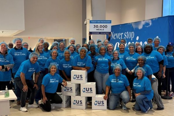 Blue Crew Share Food lobby event
