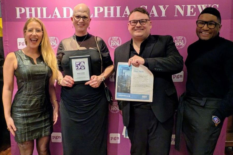 Moxi Stern and colleagues for her Philadelphia Gay News recognition.